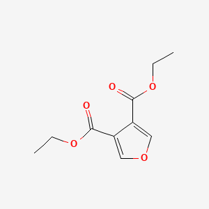 Chemical structure of Diethyl 3,4-Furandicarboxylate
