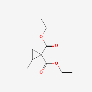 Chemical structure of Diethyl 2-vinylcyclopropane-1,1-dicarboxylate