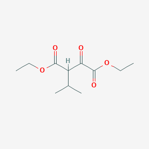Chemical structure of Diethyl 2-isopropyl-3-oxosuccinate