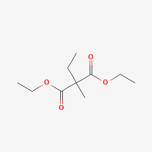 Chemical structure of Diethyl ethylmethylmalonate