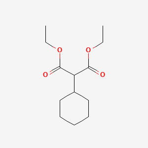 Chemical structure of Diethyl 2-cyclohexylmalonate
