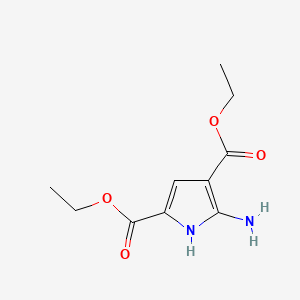 Chemical structure of Diethyl 2-Amino-3,5-pyrroledicarboxylate