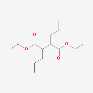 Chemical structure of Diethyl 2,3-dipropylsuccinate