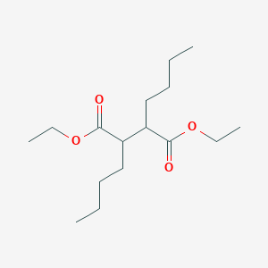 Chemical structure of Diethyl 2,3-dibutylsuccinate