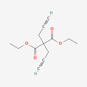Chemical structure of Diethyl 2,2-di(prop-2-yn-1-yl)malonate