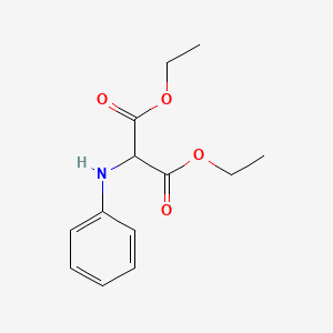 Chemical structure of Diethyl 2-(phenylamino)malonate