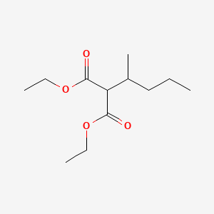 Chemical structure of Diethyl 2-(pentan-2-yl)malonate