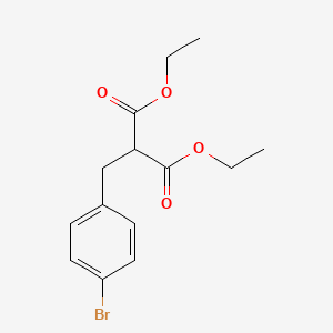 Chemical structure of Diethyl 2-(4-bromobenzyl)malonate