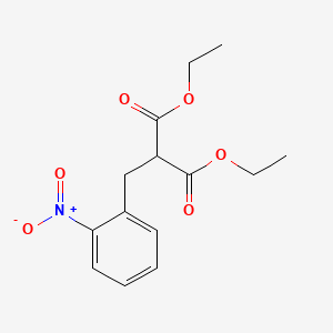 Chemical structure of Diethyl 2-(2-nitrobenzyl)malonate