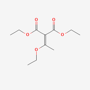 Chemical structure of Diethyl 2-(1-ethoxyethylidene)malonate