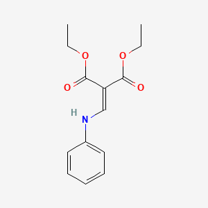 Chemical structure of Diethyl 2-((phenylamino)methylene)malonate