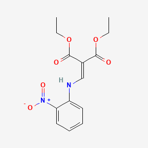 Chemical structure of Diethyl 2-((2-nitrophenylamino)methylene)malonate