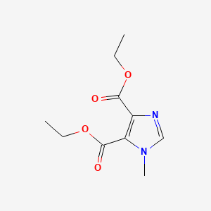 Chemical structure of Diethyl 1-Methylimidazole-4,5-dicarboxylate