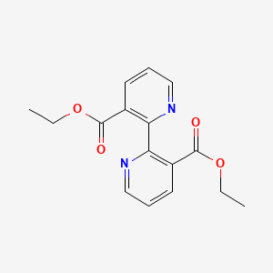 Chemical structure of diethyl [2,2'-bipyridine]-3,3'-dicarboxylate