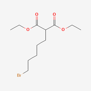 Chemical structure of Diethyl (5-Bromopentyl)malonate