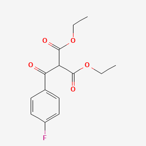 Chemical structure of Diethyl (4-fluorobenzoyl)malonate