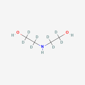 Chemical structure of Diethanolamine-D8