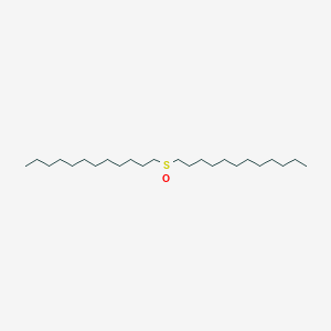 Chemical structure of Dodecyl sulfoxide