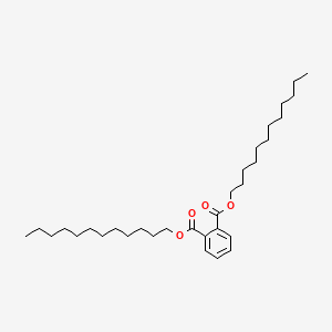 Chemical structure of Didodecyl Phthalate