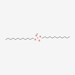 Chemical structure of Didodecyl phosphate