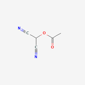 Chemical structure of Dicyanomethyl acetate