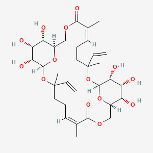 Chemical structure of Dicliripariside A