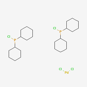 Chemical structure of palladium (II)