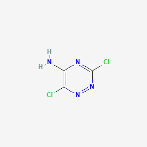 Chemical structure of Dichloro-1,2,4-triazin-5-amine