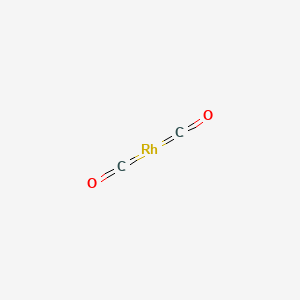 Chemical structure of DICARBONYL(PENTAMETHYLCYCLOPENTADIENYL)RHODIUM (I)