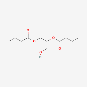 Chemical structure of Dibutyrin