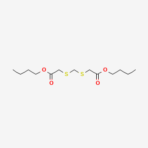Chemical structure of Dibutyl methylenedithiodi(acetate)