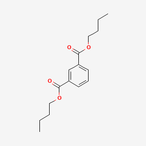 Chemical structure of Dibutyl isophthalate