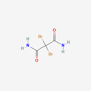 Chemical structure of Dibromomalonamide