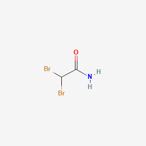 Chemical structure of Dibromoacetamide