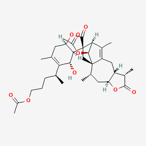 Chemical structure of Dibritannilactone B