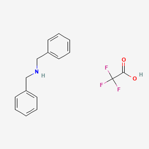 Chemical structure of Dibenzylamine 2,2,2-trifluoroacetate