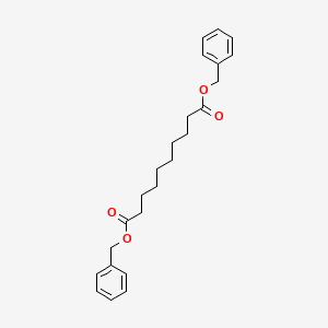 Chemical structure of Dibenzyl Sebacate