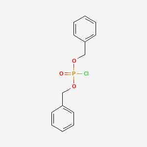 Chemical structure of Dibenzyl Phosphorochloridate