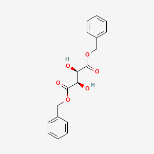 Chemical structure of Dibenzyl L-Tartrate