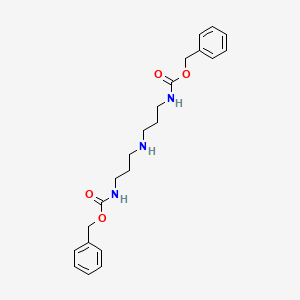 Chemical structure of Dibenzyl (iminodi-3,1-propanediyl)biscarbamate