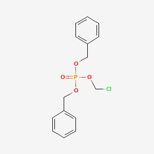 Chemical structure of Dibenzyl (chloromethyl) phosphate