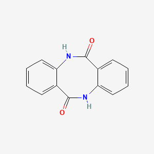 Chemical structure of Dibenzo[b,f][1,5]diazocine-6,12(5H,11H)-dione