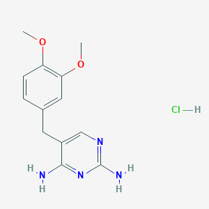 Chemical structure of Diaveridine hydrochloride