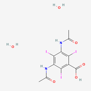 Chemical structure of Diatrizoic Acid Dihydrate