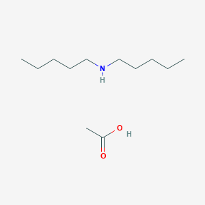 Chemical structure of Diamylammonium Acetate