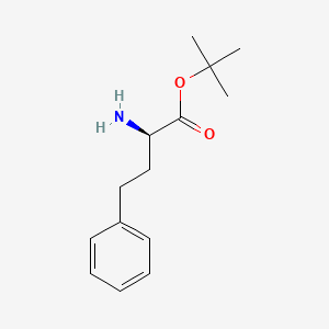 Chemical structure of D-Homophenylalanine tert-Butyl Ester