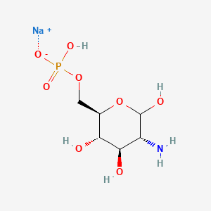 Chemical structure of D-Glucosamine-6-phosphate Sodium Salt
