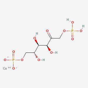 Chemical structure of Fructose-1,6-diphosphate calcium salt