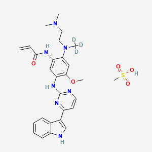 Chemical structure of Deuterated AZ5104
