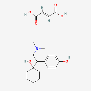 Chemical structure of Desvenlafaxine fumarate